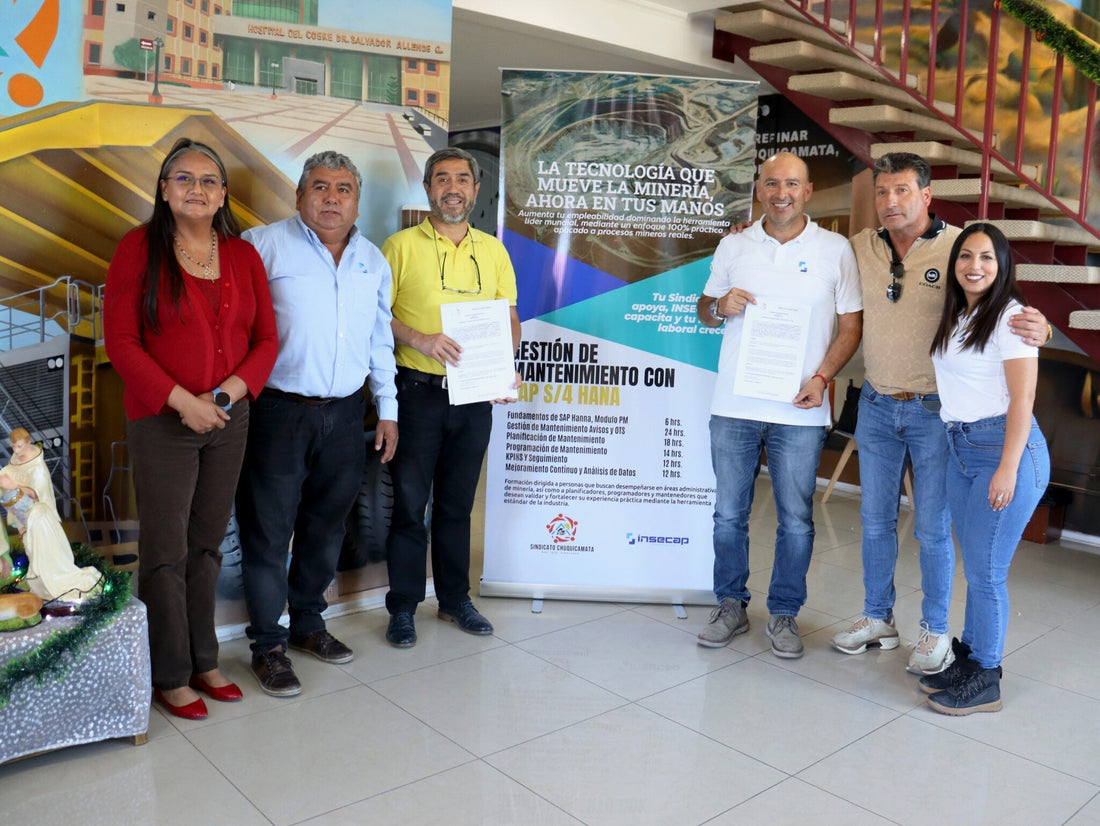 INSECAP firma convenio de capacitación con el Sindicato de Trabajadores de Chuquicamata