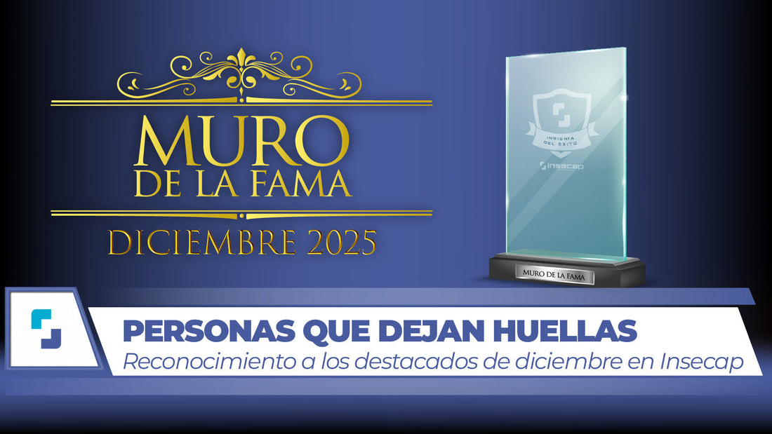 INSECAP cierra el año 2025 reconociendo a sus destacados del mes de diciembre