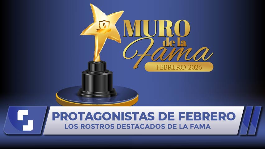 INSECAP reconoce a sus colaboradores destacados en el Muro de la Fama – Febrero