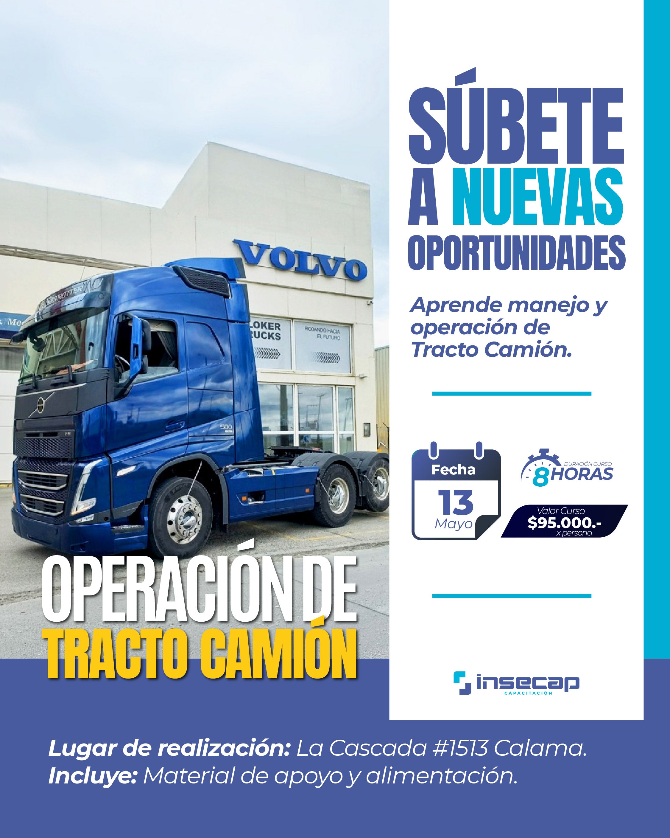Curso Abierto: Operación de Tracto Camión