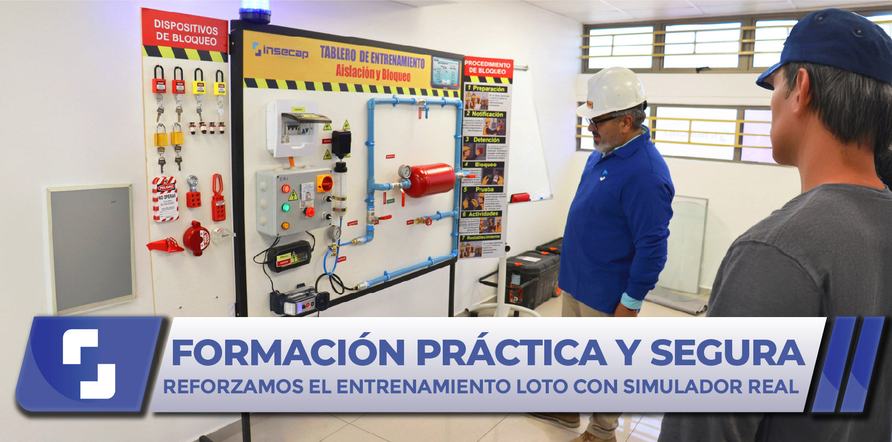 INSECAP Fortalece la Formación en Seguridad con su Simulador de Sistema de Bloqueo Eléctrico (LOTO)